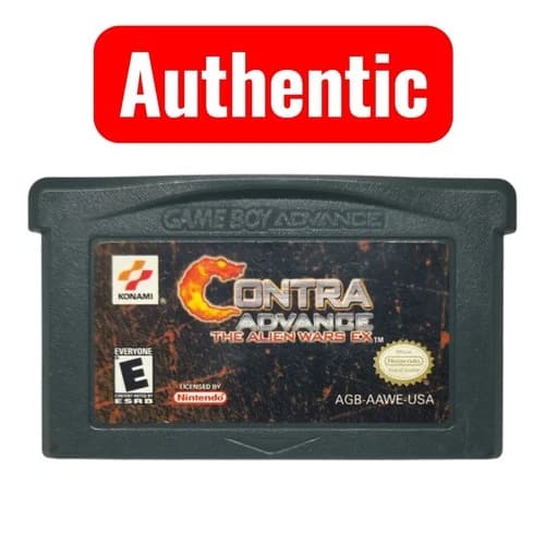 Contra Advance The Alien Wars EX (Nintendo GameBoy Advance 2002) Authentic #B26