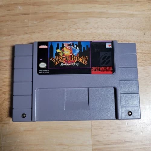 We're Back A Dinosaur's Story SNES Super Nintendo Entertainment System - Tested