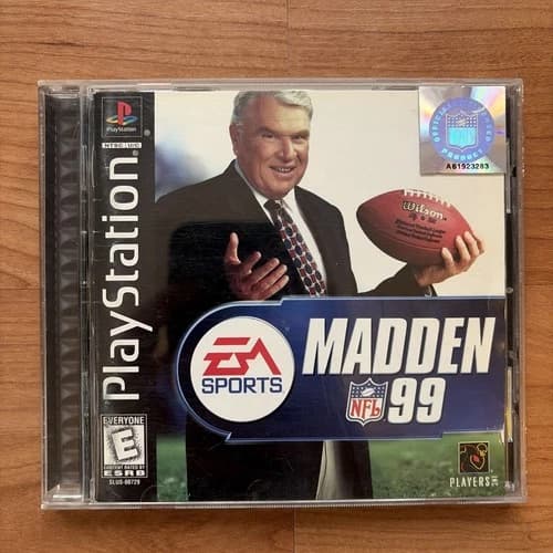 Sony PlayStation 1 PS1 EA Sports Madden NFL 99 CIB Tested and Working
