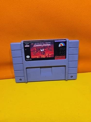 Spider-Man Venom Maximum Carnage -SNES - 1994 - Catridge Only - Tested, Working