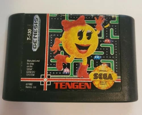 Ms. Pac-Man (Sega Genesis, 1991) AUTHENTIC TESTED/WORKING CART ONLY