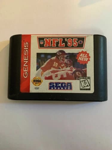 NFL 95 - GENESIS - GAME ONLY - FREE S/H -(G2)