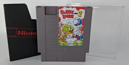 Nintendo NES Bubble Bobble Part 2 ULTRA RARE *100 PERCENT AUTHENTIC*