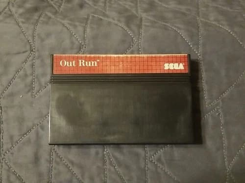 Out Run Sega Master System, 1987 SMS Authentic Tested Cart Only