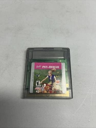 Barbie Pet Rescue (Nintendo Gameboy Color, 1988) Cartridge Only