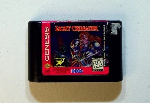 Light Crusader Sega Genesis Video Game Action RPG Dungeon Crawler
