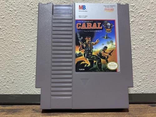 Cabal (Nintendo Entertainment System, 1985 Tested, Working and Authentic!