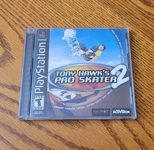 Tony Hawk's Pro Skater 2 (Sony PlayStation 1, 2000) PS1 Black Label - Fast Ship