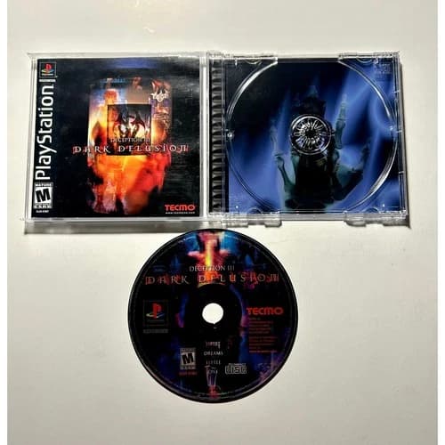 Deception III 3 Dark Delusion (PlayStation 1 PS1)works Complete CIB🔥