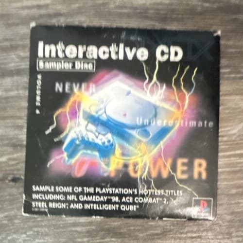 Sony Interactive CD Sampler Disc Vol. 4 PlayStation 1 Demo NTSC-U/C NFL GameDay…