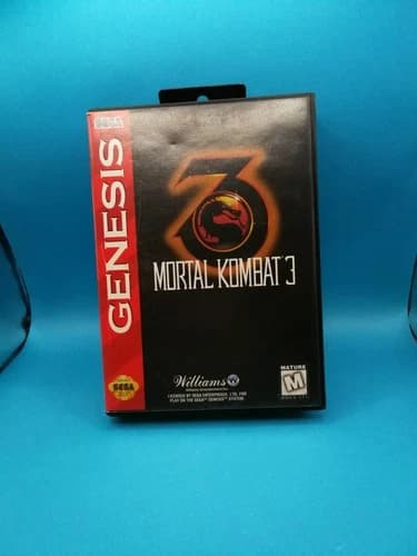 Mortal Kombat 3 Sega Genesis Video Game CIB - Case, Game, And Manual (1995)
