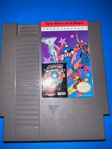 Captain America and the Avengers Cartridge for Nintendo NES! Game cart only!