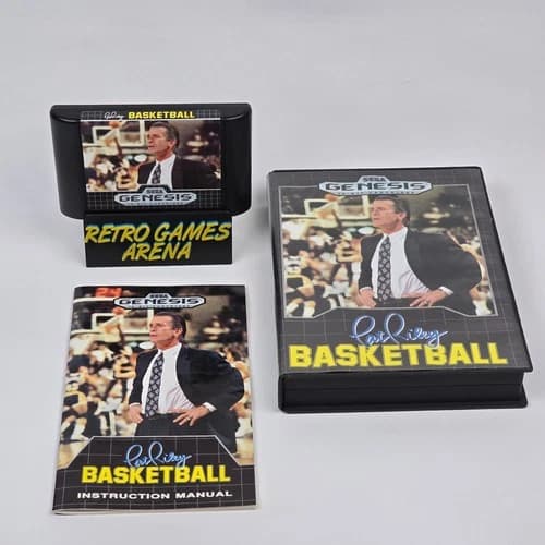 Pat Riley Basketball (Sega Genesis) CIB COMPLETE