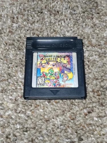 Nintendo Gameboy GAME AND WATCH GALLERY 2 Game Genuine Tested & Working
