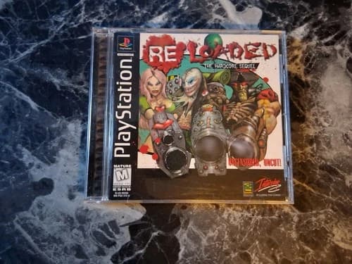 Re-Loaded The Hardcore Sequel Playstation PS1 Complete CIB Tested
