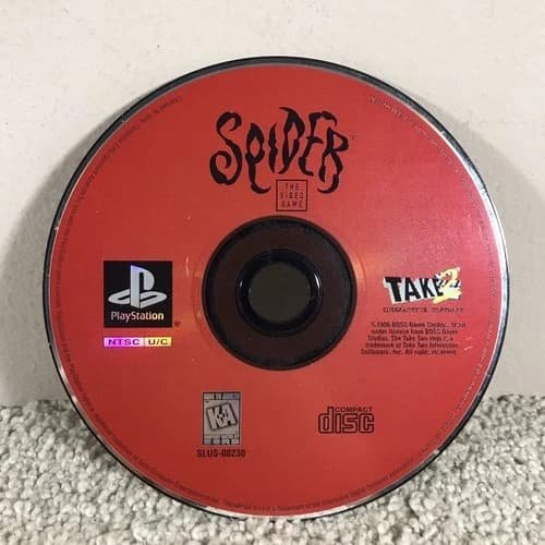 Spider: The Video Game (Sony PlayStation, 1996) PS1 - Disc Only - Tested