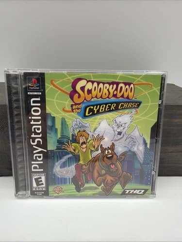 Scooby-Doo and the Cyber Chase (PlayStation 1 Ps1) Black Label CIB TESTED 🔥