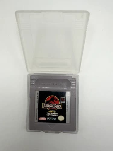 Game Boy Jurassic Park Part 2 The Chaos Continues Nintendo GB Tested Authentic
