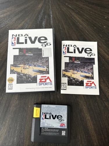 Sega Genesis Game NBA Live 96 CIB Complete In Box
