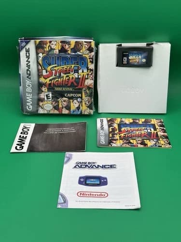 Super Street Fighter II Turbo Revival (Game Boy Advance GBA) Complete w/ Box