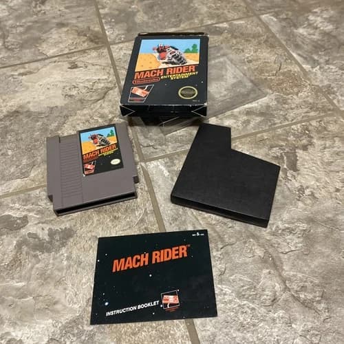 Mach Rider for Nintendo (NES) with Box and Manual