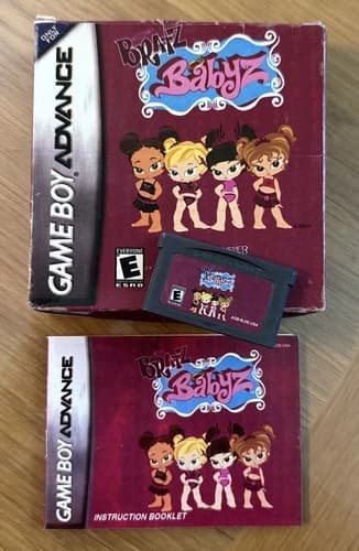 Bratz Babyz Game Boy Advance GBA - Authentic - Tested & Works