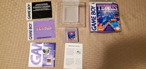 Tetris CIB Complete in Box Nintendo Game Boy
