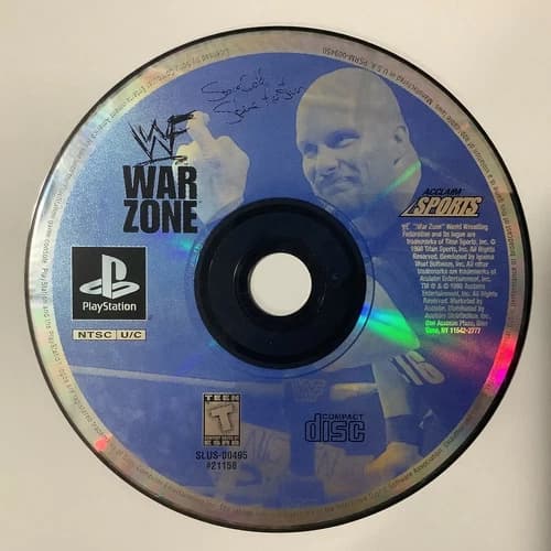 WWF War Zone PS1 Sony PlayStation 1 Disc Only