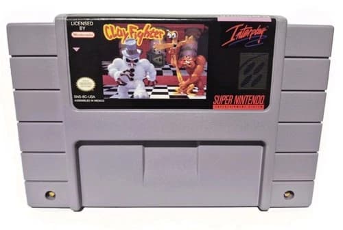 SNES SUPER NINTENDO CLAYFIGHTER AUTHENTIC TESTED WORKING