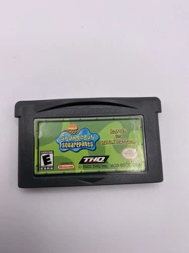 Spongebob Squarepants Battle For Bikini Bottom Gameboy Boy Advance GBA Loose