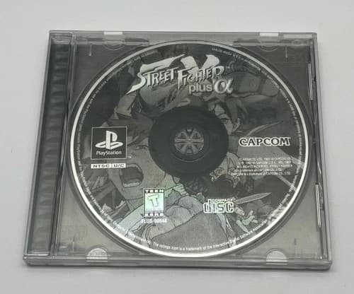 Street Fighter EX Plus Alpha (Disc Only) - PS1 - PlayStation 1 -ntsc