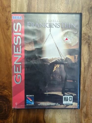 Mary Shelley's Frankenstein (Sega Genesis, 1994) *Read* Tested Working