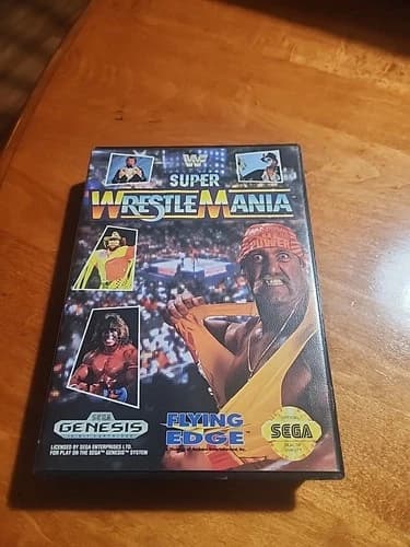 WWF Super WrestleMania (Sega Genesis, 1992) Cib Tested