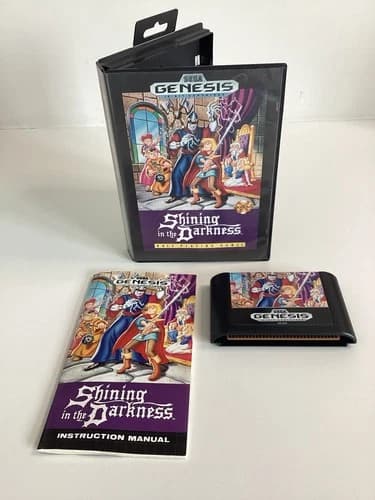 Shining In The Darkness Sega Genesis CIB Complete TESTED