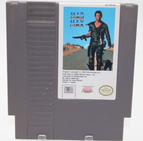 Mad Max - 1990 NES Nintendo Game Cart Only - TESTED