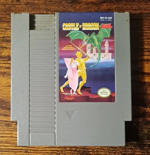Castle of Dragon (NES, 1990) LOOSE CARTRIDGE ONLY CLEANED, TESTED AND WORKING