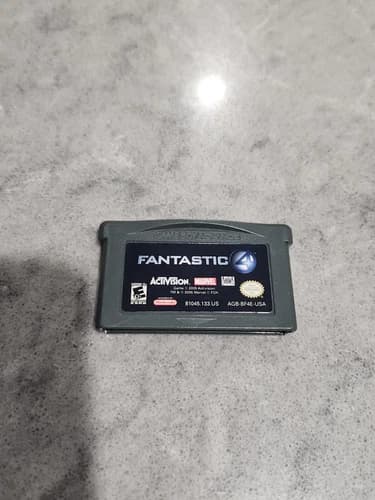 Marvel Fantastic 4 (Nintendo Game Boy Advance, 2005) Authentic Tested