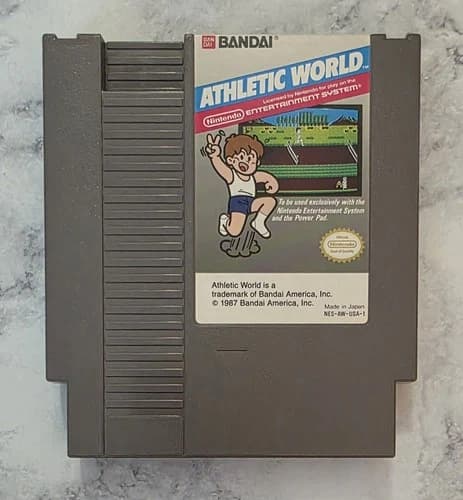 Athletic World (Nintendo Entertainment System, NES) Cartridge Tested