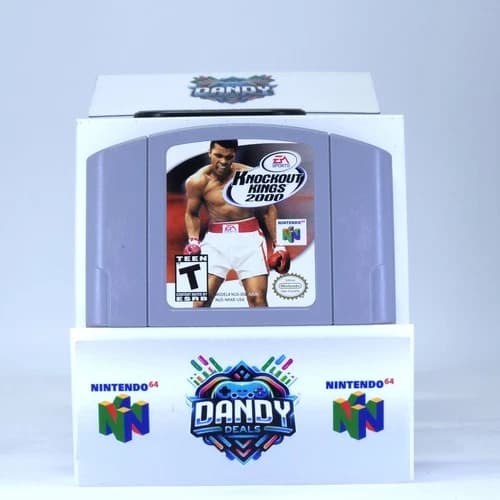 Knockout Kings 2000 N64 Authentic, Tested - Nintendo 64