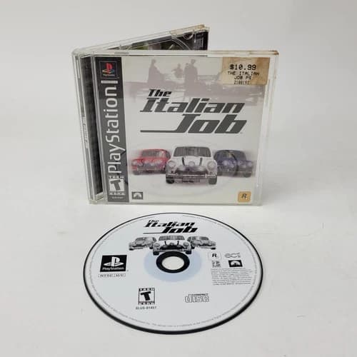 The Italian Job (Sony PlayStation 1, 2002) PS1 Black Label Complete W/ Manual