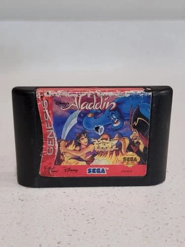 SEGA Genesis Aladdin Video Game Cartridge Only Video Game