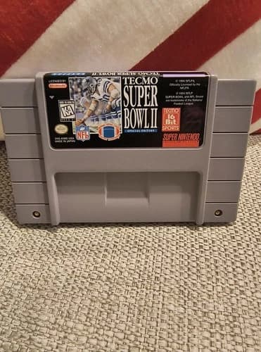 Tecmo Super Bowl II Special Edition (SNES, 1995). Cart Only, Tested & Working!