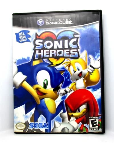 🎮 SONIC HEROES 🎮(Nintendo GameCube 2004) - TESTED - See Video - Fast Shipping!