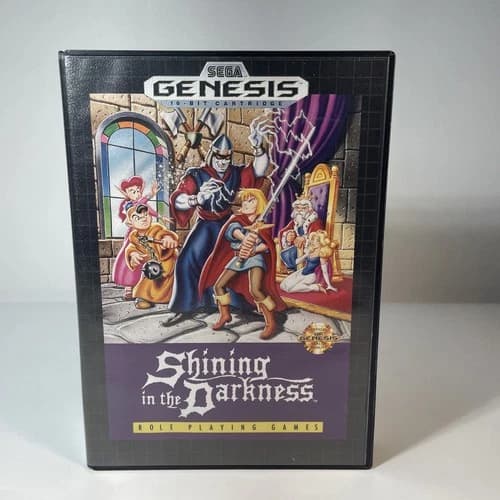 Shining In The Darkness (SEGA Genesis, 1991) CIB Complete w Manual - Tested