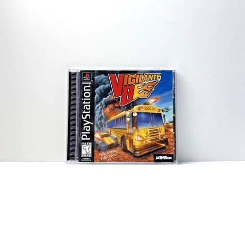 Vigilante 8 Sony PlayStation 1 PS1 CIB Complete Refurbished Tested Free Shipping