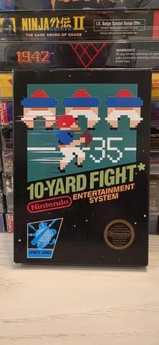 NES NINTENDO 10 YARD FIGHT CIB 💯 AUTHENTIC 🎅
