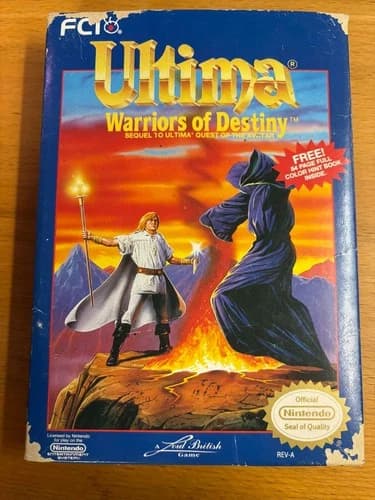 Ultima: Warriors of Destiny (Nintendo Entertainment System, 1988) Complete