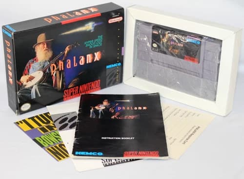 Phalanx SNES Super Nintendo Complete CIB Great Condition w/ RARE REG CARD!