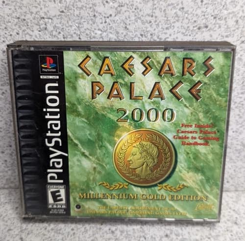 Caesars Palace 2000 Millennium Gold Edition PS1 PlayStation 1 - Complete CIB