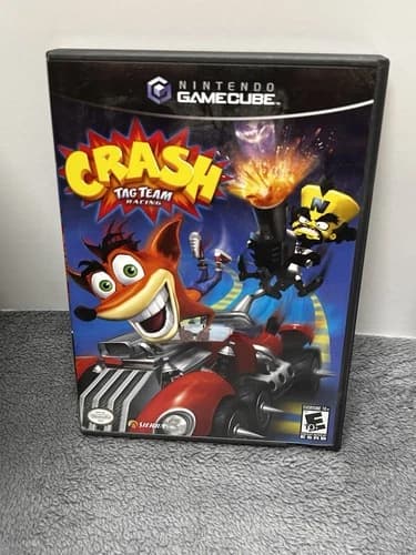 Crash Tag Team Racing (Gamecube, 2005) Tested Works Perfect